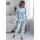 thumbnail image 3 of Conjunto de Dos Piezas de Ropa Cómoda PRETTYGARDEN Azul Tie Dye Talla S, 3 of 7