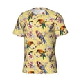 thumbnail image 3 of Rocae Bright Birds for Men's Moisture-Wicking Crew Tee - T-Shirt for Sports, Outdoor Activities, and Casual WearX-Large, 3 of 9