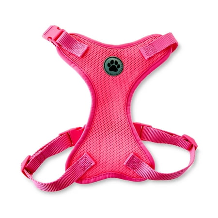 Vibrant Life Mesh Adjustable, Reflective Dog Walking Harness, Pink, Medium