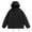 Black, variant on Viikei Mens Coats Outerwear Winter Mens Winter Coats Men's New Style Zipper Opening Upper Outer Garment Hooded Long-Sleeved Windproof Coat