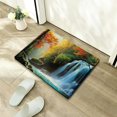 thumbnail image 5 of Shiartex Front Door Mat Outdoor Entrance Waterfall Forest Nature for Home with Non-Slip Bottom - Super Absorbent 24x16in, 5 of 5