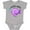 AC-Heather Grey, variant on Inktastic Cutest Catch Cute Purple Fish Boys or Girls Baby Bodysuit