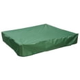 thumbnail image 2 of MYG Sandbox Cover Square Protective Cover for Sand and Toys Sandpit Pool Cover, 2 of 9