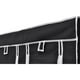 thumbnail image 5 of Armario plegable de tela VidaXL negro 110x46x175cm, 5 of 9