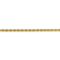 thumbnail image 2 of Primal Gold 14 Karat Yellow Gold 3mm Regular Rope Chain Bracelet, 2 of 7
