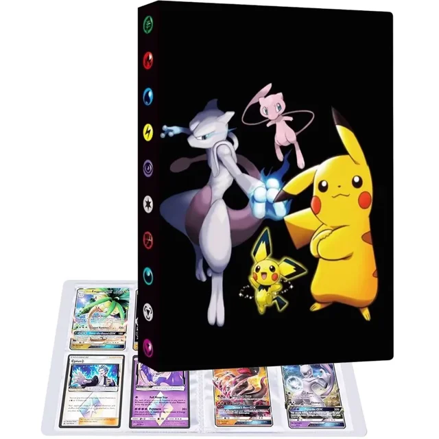 Trading Card Storage Binder, Collection Card Albums, Card Folder, Trading Card Storage Cases, 30 pages Can Hold 240 Cards (A4)