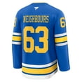 thumbnail image 3 of Men's Fanatics Jake Neighbours Blue St. Louis Blues Home Premium Jersey, 3 of 3