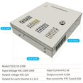 thumbnail image 6 of CCTV 18 Ports 18CH Output 10A Amp 12V DC CCTV Distributed Power Supply Box for Security Camera, 6 of 8