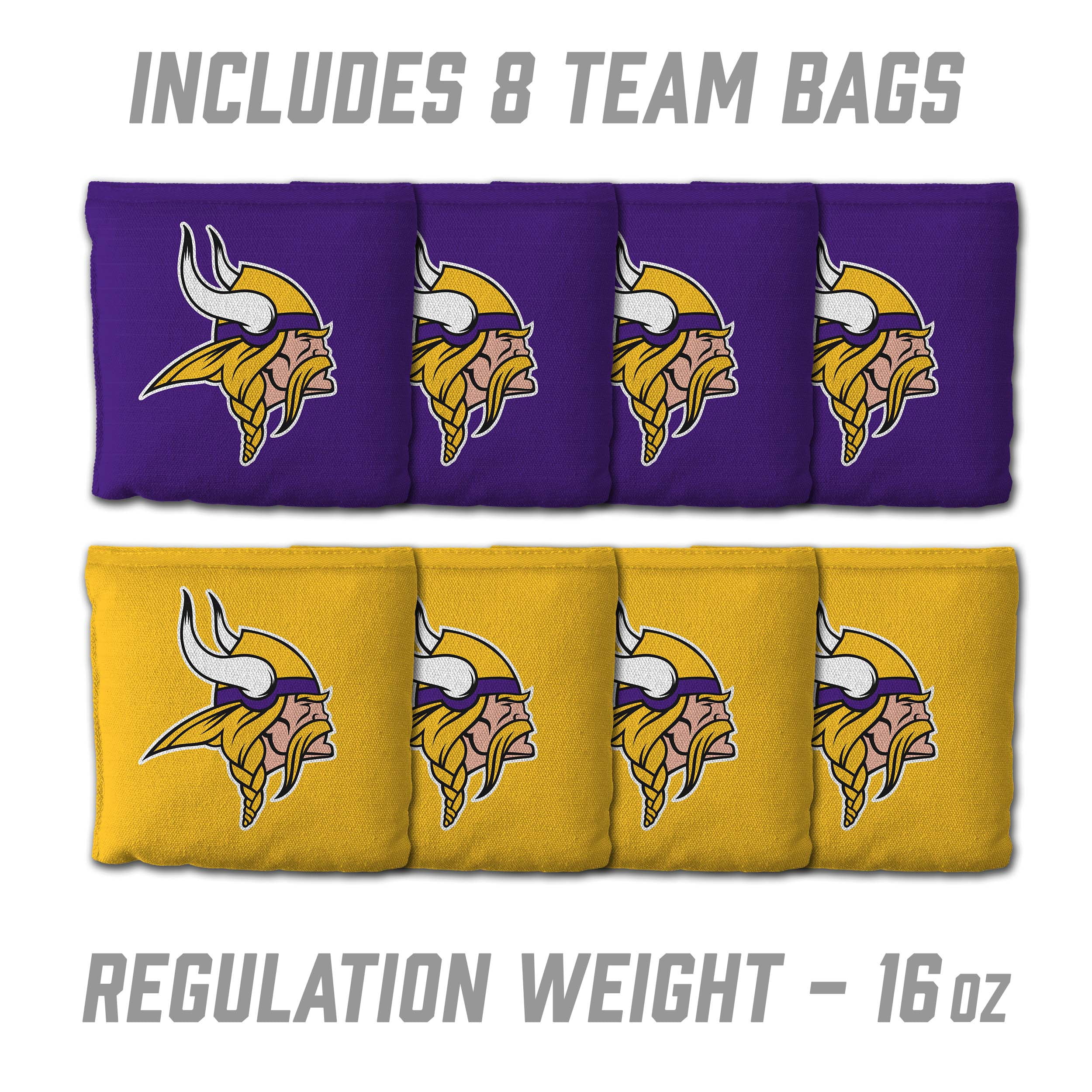 Minnesota Vikings 2x3 MDF Cornhole Game Set