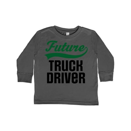 

Inktastic Future Truck Driver Gift Toddler Boy Girl Long Sleeve T-Shirt