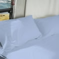 thumbnail image 3 of 6 Piece Sheet has Zipper Sheet Set, Queen Size 12 Inch Deep Pocket, 800 TC, Solid Light Blue Color., 3 of 9