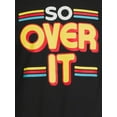 thumbnail image 4 of Humor Men's & Big Men's So Over It and I'm Bored Graphic T-Shirts with Short Sleeves, 2-Pack, Sizes S-3XL, 4 of 6