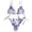 a-Purple12729, variant on Womens Tie Dye Triangle Bikini Set Spaghetti Strap Front Knot Top Side Tie High Cut Bottoms Casual Swimsuit Outfit For Summer Beach Vacation Wear Multicolor S