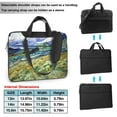 thumbnail image 2 of ZICANCN Laptop Case 15.6 inch, Post Impressionist Work Shoulder Messenger Business Bag for Women and Men, 2 of 9