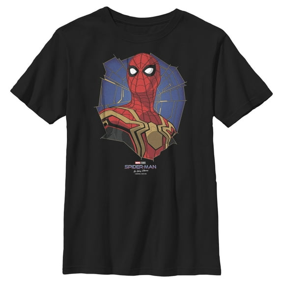 Boy's Marvel Spider-Man: No Way Home Web of a Hero  Graphic Tee Black Large