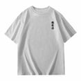 thumbnail image 5 of Little Girls Graphic T Shirt Casual Loose Fit Short Sleeve Tee With Print Top Kids Clothing Grey Size 5-6T, 5 of 8