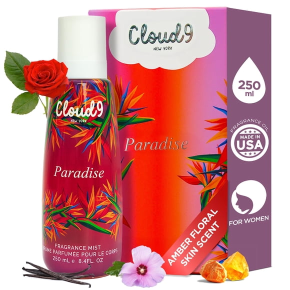 Bruma corporal Cloud9 Paradise 250 ml, aroma cítrico floral