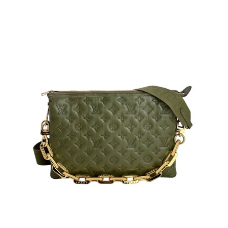 LOUIS VUITTON Coussin MM Khaki Shoulder Bag
