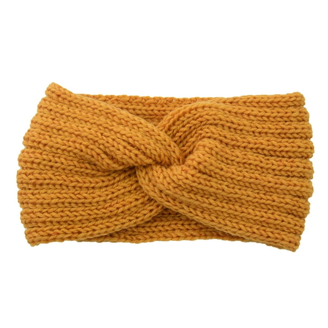 Bandeau Chauffant Doux Extensible pour Oreilles Femmes Hiver Tricoté