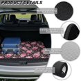 thumbnail image 6 of Xixirimido Universal Car Trunk Mat All Weather Trunk Protection Cargo Liner, Durable Non-slip Cargo Mat Rear Trunk Liner Car Accessories, Pink Cherry Blossom, 6 of 7