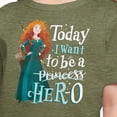 thumbnail image 3 of Disney Princess - Want To Be A Her - Toddler And Youth Short Sleeve Graphic T-Shirt, 3 of 5