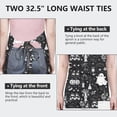thumbnail image 6 of Vintage Halloween Elements Apron-Garden Aprons for Women with Pockets-Cotton Linen Waterproof Kitchen Cooking Gardening Aprons Adjustable for Kitchen,Cooking,BBQ and Salon 32"x27", 6 of 7