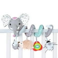 thumbnail image 1 of Baby Elephant Spiral Plush Hanging Toys With Built In Music Box, Wrap Around Toy Pendant For CarStroller, 1 of 8