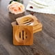 thumbnail image 4 of Soporte de Jabón Macarena de Madera Natural Esponja Redondo, 4 of 6