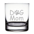 thumbnail image 1 of Dog Mom Engraved 10 oz Rock Glass, 1 of 1