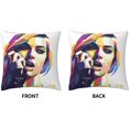 thumbnail image 2 of Margot Robbie Pillow Covers 18 X 18 Inch Decorative Throw Cushion Cases Home for Furniture Bench Sofa, 2 of 6