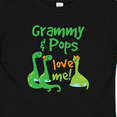 thumbnail image 4 of Inktastic Grammy and Pops Grandson Dinosaur Boys Baby T-Shirt, 4 of 5