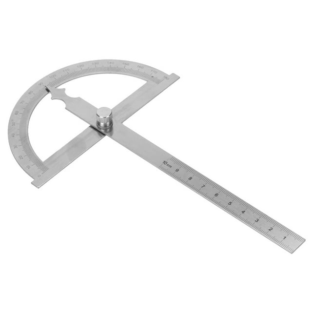 Angle Finder Ruler,0-180 Degree Stainless Steel Stainless Steel Angle Finder Stainless Steel Protractor Revolutionary Design