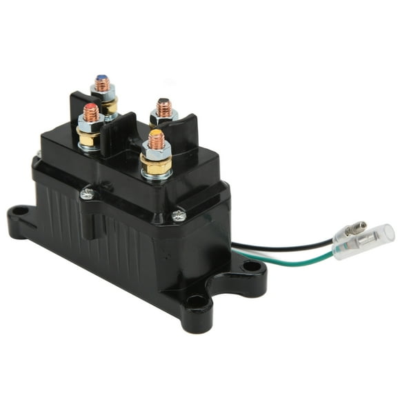 Winch Solenoid Relay, Winch Motor Contactor 12V 250A Automatic Adjustment Copper Posts For Pickup Boat Trailer