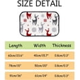 thumbnail image 7 of GZHJMY Bathroom Rugs Mats Non-Slip, Soft Microfiber Absorbent Bath Mats for Shower Bathtubs, Christmas Silhouette Deers Indoor Entrance Door Mats Bedroom Laundry 24”x16” Carpet Runner, 7 of 7