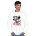 thumbnail image 5 of Happy Halloween Spooky Macabre Horror Sweatshirt for Men or Women Brisco Brands X, 5 of 6