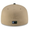 thumbnail image 4 of Men's New Era x Just Don Light Beige/ Black Florida Marlins Just Don x Earth Day 59FIFTY Fitted Hat, 4 of 5