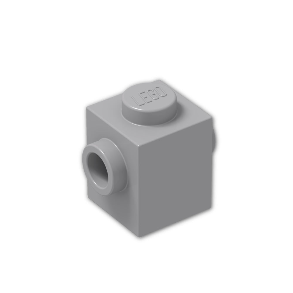 New LEGO Lot of 4 Black 1x1 Brick Pieces with 1 Side Stud