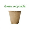 thumbnail image 4 of 100pcs 2.4 Inches Peat Pots For Seedlings Gardening Seed Starter Tray Kit Biodegradable Eco-Friendly Plant Starting Pots Khaki, 4 of 8