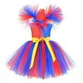 thumbnail image 6 of Elegant Circus Clown Gown Dress For Girls Role Play Performance And Themed Party Celebrations Toddler Baby Girls Shiny Butterfly Tutu Dress, 6 of 6