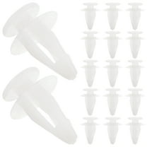 FONDOTIN 50Pcs Door Panel Retainer Clips Car Accessories Plastic White Ideal For DIY Installation