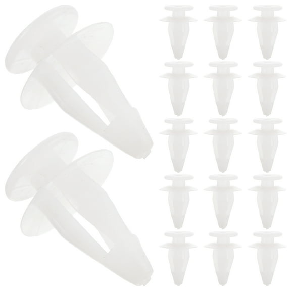 FONDOTIN 50Pcs Door Panel Retainer Clips Car Accessories Plastic White Ideal For DIY Installation