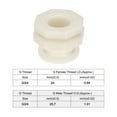 thumbnail image 5 of Uxcell G3/4 Threaded ABS Bulkhead Tank Adapter with PVC Plug Fitting 2 Set, 5 of 5