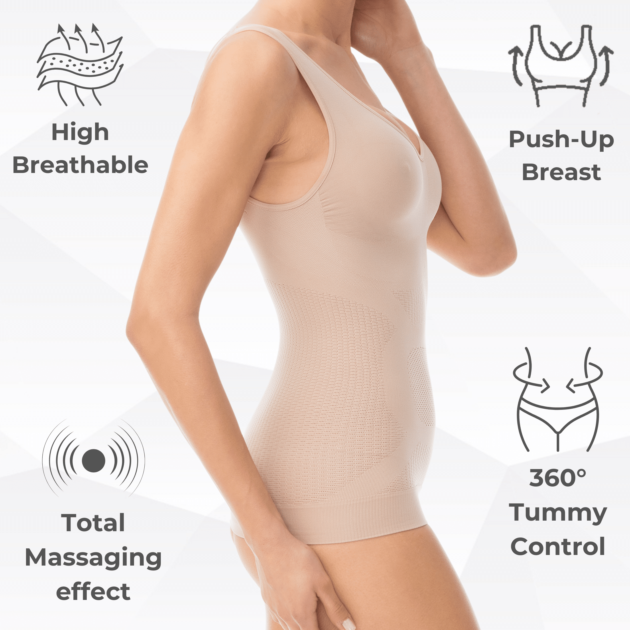 Push Up Anti-cellulite High Waist Leggings - Black - Canada