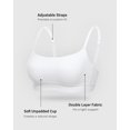 thumbnail image 4 of Bralette INLYRIC Algodón Sin Aros Sin Costuras Blanco XL, 4 of 7