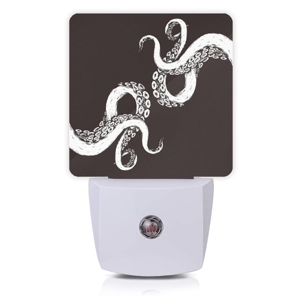 Luz Nocturna LED Pulpo Smoaffly con Sensor Automático 7x11x5 cm