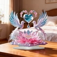 thumbnail image 5 of Zzbeans Acrylic Flower Decor, Elegant Acrylic Home Decorations, Decorative Items for Living Room Bedroom Office Gift, 5 of 7