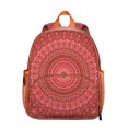 thumbnail image 1 of Psychedelic Mandala Students Backpack - Abstract Colorful Pattern with Geometric Fantasy Style, Comfortable Dual Shoulder Support, Water-Repellent Oxford Fabric, 1 of 6