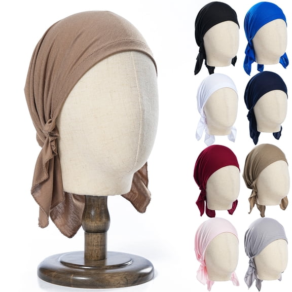 Yoyauz Pre-tied Hijab Women's Turban, Beanie, Turban, Turban, Women's Girl