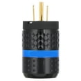 thumbnail image 3 of Monosaudio M102G Enchufe de alimentación de audio Cobre puro 24K Chapado en oro Enchufe de alimentación de CA Enchufe de EE. UU. 100‑250V FAGINEY 1, 3 of 7