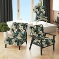 thumbnail image 1 of Designart "Tropics In Monochrome Hues V" Chaise d'Appoint Tropicale Verte - Fauteuil Tropical pour Chambre, 1 of 7